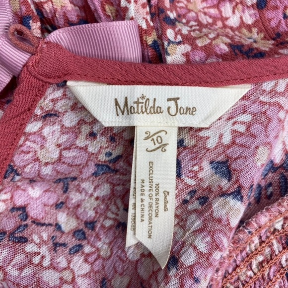 Matilda Jane Just Imagine Alma Floral Ruffle Top - Picture 9 of 10